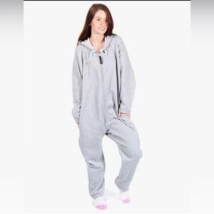 Cozy Gray Women's Onesie